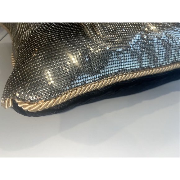 Versace Sequin Medusa Metal Mesh Accent Pillow Cushion Rtl $1990 - Picture 5 of 9